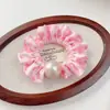 Elástico de Cabelo de Pérola com Bolinhas, Corda de Cabelo de Cetim de Alta Qualidade Estilo Coreano, Elástico de Alta Elasticidade, Lindo Elástico de Cabelo para Meninas, Elástico de Borracha