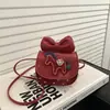 Primavera 2026 Nuevo Lindo Dibujo Animado Lazo de Moda Caballo Pequeño Mini Versátil Elegante Bolso de Hombro Cruzado Transfronterizo