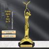 Troféu de Retrato Criativo Oscar Homem Dourado Cerimônia de Premiação Troféu de Arte TV Águia Dourada Deusa Troféu Produção