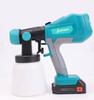 Pistola pulverizadora de pintura con batería de litio de alta potencia, pulverizadora de pintura eléctrica inalámbrica, pistola pulverizadora de pintura de litio portátil, venta al por mayor