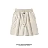 Pantalones Cortos de Patchwork Finos de Verano para Hombre con Diseño Bordado Pantalones Casuales Deportivos de Baloncesto de Seda Helada de Secado Rápido de Longitud Media