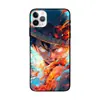 16 Capas de Celular Anime Tendência One Piece 17 Adequadas para Capa Apple 14 Pro Max 13 Capa à Prova de Choque 15 para Homens
