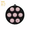 Cuentas de Silicona Pulsera de Transferencia de Agua Colorida Cuentas Redondas Perforadas Cuentas Sueltas Mordedor de Grado Alimenticio 15mm Accesorios para Bricolaje Cuentas para Orejas