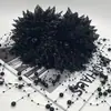 Popular Pinza para el Cabello de Plumas Florales, Tamaño Mediano, Aspecto de Alta Gama, Elegante Pasador para la Parte Posterior de la Cabeza, Pinza para el Cabello para Mujer