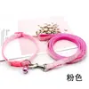 Huella Perro y Gato Correa Mascota Pequeña Correa Collar Set Cuerda para Pasear Perro Teddy Gatito Correa