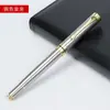 Set de Caja de Regalo Lista para Usar Pluma Fuente de Gama Alta Negra Lacada Bolígrafo de Firma Regalo Publicitario Bolígrafo Metálico Premium Grabado