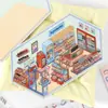 Série Pequenos Cantos PaperMore 2.5D Adesivos de Cenário Cenas Miniatura Fofas Adesivos de Material DIY para Alívio do Estresse