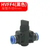Válvula de Mão Pneumática Buc-8 Válvula de Linha de Ar Buc6-10-12-4 Interruptor de Torção Manual mm Conector de Tubo de Ar Hvff8