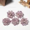 Flor simulada de 8cm Cabeza de flor Xiaoli Hecho a mano DIY Decoración de habitación Flor de boda Pared de flores Decoración de mesa Accesorios para el cabello Flor para horquilla