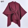 Chal Casual de Pintura a Tinta para Mujer, Chaqueta Capa Elegante y de Moda, Bufanda Elegante de Imitación Cachemir para Otoño e Invierno