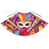 Capas, Máscaras e Capas Estampadas com Cordão para Crianças de Tamanho Pequeno e Médio, Feitas Sob Medida de Fábrica para Carnavais Europeus e Americanos
