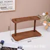 Escritorio de Madera Maciza Estante de Almacenamiento Multicapa Almacenamiento de Escritorio de Oficina Área de Arte Exhibición y Organización de Cosméticos Adornos Pequeños Estante para Flores