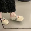 Novedad Primavera/Verano 2026 Estilo Mujer Exterior Zuecos Birkenstock de Media Caña con Suelas Gruesas que Aumentan la Altura, de Moda y Versátiles, Fáciles de Poner, Cómodos
