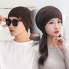 Gorro de Invierno de Lana Chenilla para Exterior a Prueba de Frío con Protección para las Orejas Gorro de Punto para Hombre y Mujer Ciclismo Forrado de Polar Cálido Tipo Pulóver