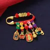 Broche de Hilo Rojo Tejido a Mano para Mujer, Nuevo Estilo Chino, Pin de Amuleto de Paz Tradicional Chino, Colgante de Año Nuevo, Accesorio de Broche para Suéter
