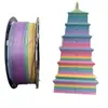 Filamento PLA para Impresora 3D Doble Color Dorado Luminoso Seda Material FDM 1.75mm Arcoíris