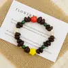 Pulsera DIY Estilo Vintage de Granos de Café Naturales Premium, Imprescindible para Puestos de Cafeterías, Pulsera con Aroma Fuerte de Huella de Gato al por Mayor