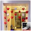 Casa Casamento Amor Cortina Alta Cor Valor Explosões Pequeno Livro Vermelho Decoração de Quarto de Casamento Menina Coração Princesa Cortina de Quarto Pendurada