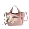 Bolso tipo cubo de color liso, diseño minimalista de nicho, gran capacidad, modelo nuevo de alta gama, bolso de mano dulce y elegante, bolso de moda para madre e hija