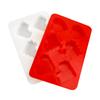 Molde de silicona creativo de 6 píxeles con forma de corazón de cristal para moldear chocolate DIY, colgante de espejo, en stock