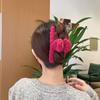 Pinza para el cabello de cordero para mujer, pinza de tiburón extragrande de alta calidad, adorno para la cabeza, otoño e invierno, pinza para la parte posterior de la cabeza, pinza para el cabello