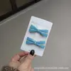 Grampo de Cabelo Original Doce para Meninas Crianças Estudantes Borda Colorida Mini Laço Pequeno Grampo para Franja Clipe Lateral Acessórios de Cabelo