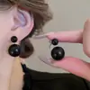 Nuevos Pendientes Geométricos de Doble Capa de Aro Cruzado Estilo Coreano Dulces y Frescos para Mujer, Aros y Clips de Oreja Creativos de Moda Retro