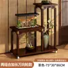 Estante para Flores Chino Sala de Estar de Pie Estante de Almacenamiento Balcón Mesa para Flores de Madera Maciza 2025 Nuevo Estante para Macetas Interior Multicapa