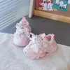 Zapatos de papá estilo nuevo, zapatillas deportivas transpirables, zapatillas deportivas para niños, zapatos para niñas y niños, zapatillas casuales de malla primavera y otoño 2026