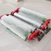 Limpiador de Cepillo Rodillo No Motorizado Accionado por Correa, Transportador Resistente al Desgaste, Rodillo Cepillo Pasivo de Nylon para Planta de Cemento, Procesamiento y Personalización