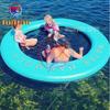 Tabla Flotante Plegable para Descanso Circular Agua Natación Ocio Plataforma Flotante con Red Fila Flotante Adulto Inflable para Agua Flotante