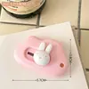 Cuchillo de utilidad con diseño de conejo en nube de colores, mini cuchillo portátil lindo para niñas, para abrir paquetes, cortar papel de oficina