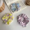 Scrunchie Xadrez Fresco e de Alta Qualidade para Meninas, Elástico de Cabelo Versátil para Rabos de Cavalo e Coques, Corda de Cabelo