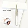 Pinças para Cílios para Enxerto, Especializadas para Artistas de Cílios Profissionais, Conjunto de Ferramentas de Alta Precisão Banhado a Ouro para Implantação de Cílios Postiços