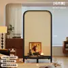 Sala de Estar Estilo Retrô Americano Divisória de Tela Luminária Lateral de Sofá Luxo Rack de Armazenamento de Madeira Maciça Rattan Grelha Artística Divisória de Ambiente Armário