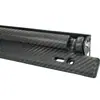 Soporte de matrícula ajustable de fibra de carbono de 300 mm para cruzar fronteras, adecuado para coches modificados