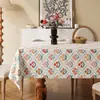 Mantel fresco y simple, no lavable, impermeable, a prueba de aceite, resistente al calor, mantel rectangular de PVC para comedor, lujo ligero con una sensación de alta gama, mantel para mesa de centro