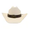 Moda western transfronteriza de primavera y verano Sombrero de paja de mezclilla sombrero de pescador para hombre y mujer sombrero de caballero sombrero de sol sombrero de ala ancha cabeza de vaca