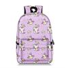Suministro Directo de Fábrica Mochila Estudiante de Gran Capacidad con Temática de Animales Mochila de Poliéster con Estampado Completo para Entrenamiento Extracurricular Estampado de Animales