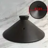 Colección de Tapas Negra y Marrón, Tapa Universal para Olla de Cerámica Negra de Arena Morada, Accesorios de Tapa para Cazuela Olla Eléctrica de Cocción Lenta Resistente a Altas Temperaturas