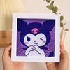 Enfeites de Pintura de Diamante, Adesivos de Desenho Animado DIY Fofos Feitos à Mão, Porta-Retratos de Acrílico, Pinturas Decorativas, Decorações para Quarto e Sala de Estar no Atacado