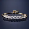 Pulsera RAKOL nueva de alta gama con dije de gota de agua, incrustada con circonitas, compromiso, boda, joyería clásica, en stock, venta directa