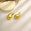 Pendientes Retro de Rayas Verticales Estilo Europeo y Americano Estilo Lujo Ligero Acero Inoxidable Corazón Hueco Pendientes de Mariposa Pendientes de Nicho para Mujer