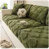 Funda de Sofá de Felpa Color Crema, Nueva Gruesa Cubierta Completa para Cojín de Sofá Invierno 2026, Cubierta Cálida de Invierno Resistente a Arañazos a Prueba de Gatos