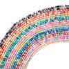 Acessórios de jóias Peça de cerâmica macia 4mm Peça frisada Handmade diy Material Pulseira Colar Pulseira