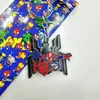 Llavero Giratorio de Merchandising de Película de Héroes Llavero Metálico de Dibujos Animados para Coche Colgante Accesorio para Bolso