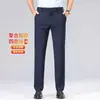 Pantalones de Vestir Casuales Sueltos para Hombre de Talla Grande Resistentes a las Arrugas No Planchar Rectos Finos Elásticos Venta al por Mayor