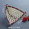 Productos Tejidos de Bambú Hechos a Mano Criba de Bambú Cesta de Bambú Bandeja para Dim Sum Paleta Recogedora Redonda Tejida para el Hogar Cesta de Almacenamiento Fruta Qin Xuan