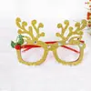 Nuevas gafas decorativas navideñas para adultos y niños, regalo de Navidad, suministros para fiestas, marcos de gafas creativos, venta al por mayor