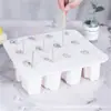Doze 12 animais de desenho animado do zodíaco picolé picolé molde de sorvete de silicone Cubo de Gelo